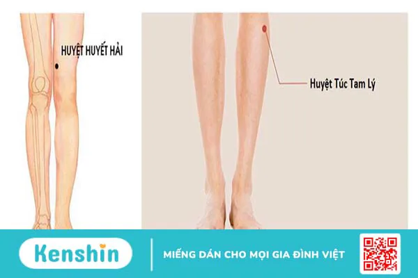 Bấm huyệt chữa suy giãn tĩnh mạch 2