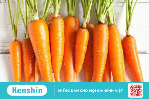 Cà rốt giàu chất chống oxy hóa