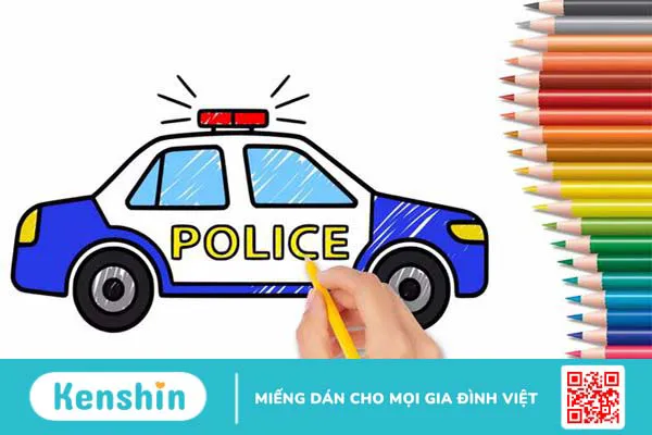 Cách dạy bé vẽ ô tô đơn giản bé nào cũng thích 3