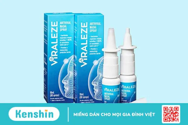 Xịt mũi kháng virus Viraleze với thành phần Natri Astodrimer được chứng minh có khả năng bất hoạt virus đường hô hấp