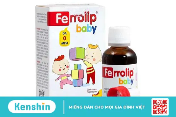 Ferrolip Baby InPharma - Giúp bổ sung sắt, giảm nguy cơ thiếu máu tối ưu cho trẻ 3