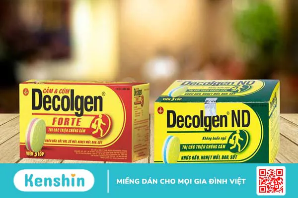 Công dụng Decolgen đỏ và xanh khác nhau như thế nào 0