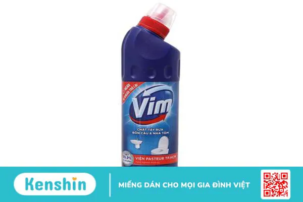 Vim là loại nước tẩy rửa bồn cầu độc hại