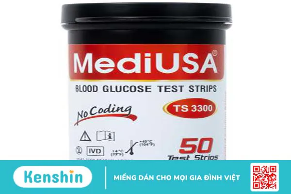 Que thử đường huyết là gì? Giới thiệu que thử đường huyết cho kết quả chính xác cao MediUSA TS3300 3