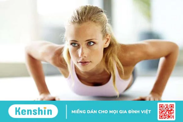 Bài tập chống đầy giúp tăng vòng 1