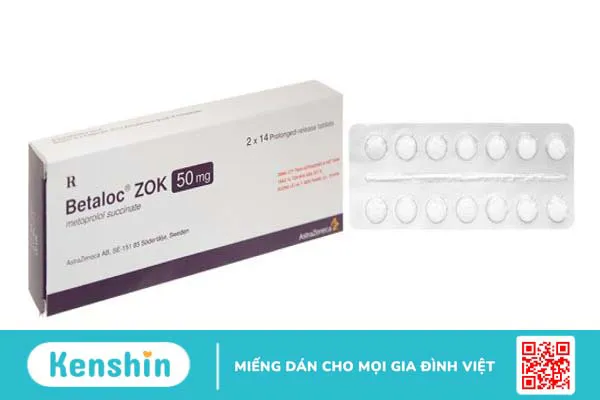 Tác dụng phụ của thuốc Betaloc zok 50mg là gì? 1