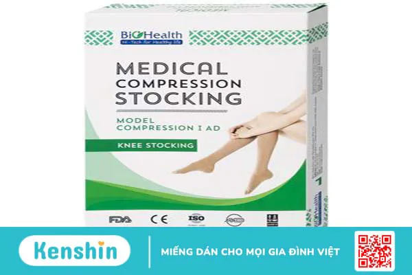 Tìm hiểu về vớ gối y khoa chống giãn tĩnh mạch BioHealth Compression I 2