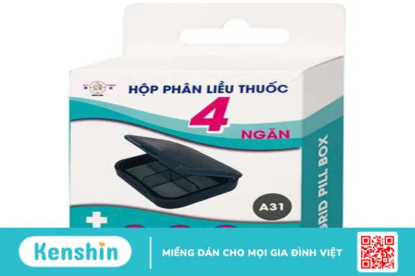 Uống thuốc hiệu quả hơn với hộp phân liều thuốc 4 ngăn A31 Duy Thành 2