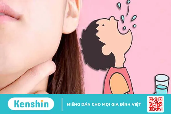 Công dụng của nước muối sinh lý: dùng để súc miệng